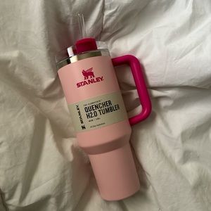 Stanley 40 oz Stainless Steel H2.0 FlowState Quencher Tumbler in Flamingo 🦩